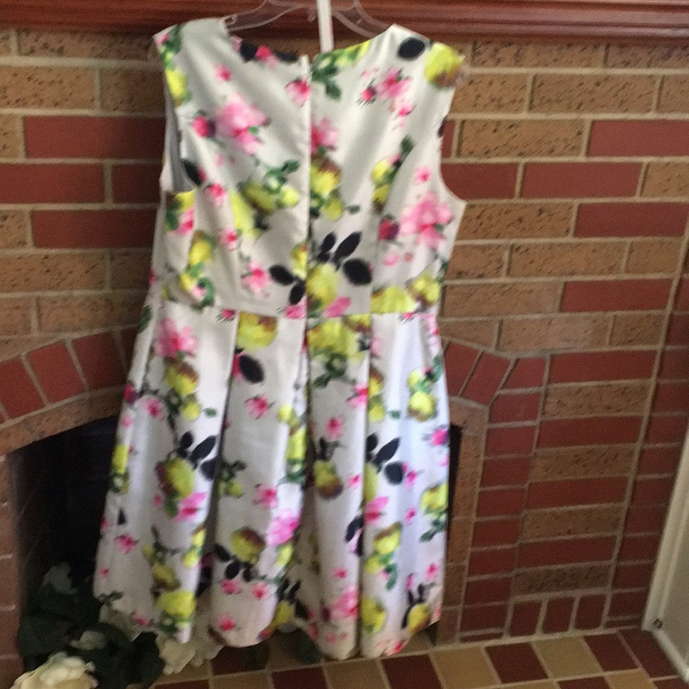 Lovely Fit & Flare Watercolor Dress - Picture 4 of 6